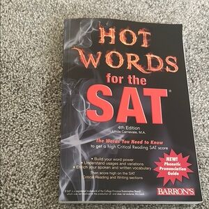 Barron's Hot Words for the SAT Book